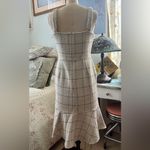 Storets White Tweed Mermaid Midi Dress Photo 5