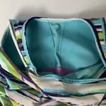 Athleta  Airbrush Tinker Bra Tank Top XXS Blue Green Activewear Workout Photo 4