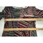 Sundance  Velvet La Donna Maxi Dress Boho Long Sleeve Printed Artsy Style Sz 4 Photo 7