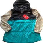 The North Face  Fanorak 2.0 Jacket Windwall Pullover Green/Black/Tan NWT Size XL Photo 1