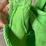 Kut From The Kloth Kutswim Electric Green Textured Hunza Style Swimsuit Large Photo 4