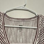 Title Nine Hiolani V Neck T-Shirt Dress with Pockets in Painted Stripe Medium Photo 3