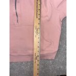 Lululemon Scuba Hoodie Womens M/L Pink Oversized Half Zip Some Staining Shown Photo 10