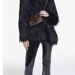 Boutique REVERSIBLE BLACK HOBO FAUX FUR COAT size medium Photo 0