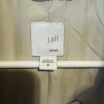 J.Jill  Down Quilted Vest Light Gray Puffer Full Zip Pockets Women M Lightweight Photo 2