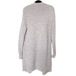 Gap  Lapel Heavyweight Open Long Length Cardigan Oatmeal Heather Size Small Photo 7