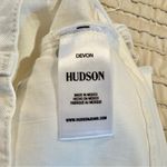 Hudson Jeans Hudson Devon High Waist Distressed Cutoff Denim Shorts White Destructed 28 NWT Photo 4
