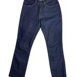 Imogene and Willie Women’s  Jeans Dark Wash Mid Rise Straight Raw Hem Denim Sz 27 Photo 0