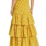 Veronica Beard  Virginia sun multi one shoulder midi cottage core summer dress Photo 1