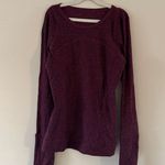 Lululemon  burgundy heathered long sleeve top Photo 1