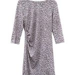 J. McLaughlin Sage Pangaea Pull Over Ruched Side Sheath Dress Medium Photo 0