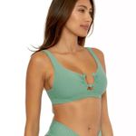 Becca Line in the Bikini Set Scoop Bikini Top & Bottom Size Small Mineral NWT Photo 3