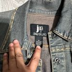 Jennifer Lopez JLO by  Denim Jacket Woman’s Medium Distressed Y2K Photo 2