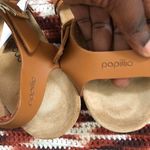 New Balance NEW W/TAG & BOX - BIRKENSTOCK Papillio Soley Ring Buckle Leather Wedges Heels Ginger Brown US Women 8 Photo 6