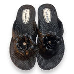 Beverly Hills Polo Club Beverly Hills Polo Hills Polo Club Floral Black Sandals Women’s Size 7 Photo 0