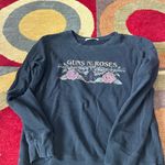 Daydreamer Guns N Roses Band Black Crewneck Sweatshirt Women’s Large Runs Small Photo 0