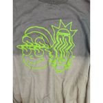 Ripple Junction Rick and Morty Warped Faces Gray Pullover Sweater Unisex Long Sleeve Crewneck Photo 2