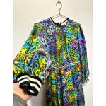 Hunter Bell  Multicolored Leopard Printed 100% Silk Leoparf Casper Dress size 10 Photo 5
