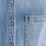 Alice + Olivia NWT-
Oversized Denim ShirtSadie Light Vintage Blue XS Photo 11