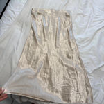 Babaton  midi champagne skirt Photo 3