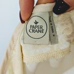 Anthropologie  Paper Crane Cold Shoulder Lace Blouse Size M Cream Boho Fairy Photo 3