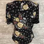 One Clothing  Floral Wrap Top Photo 2