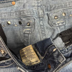 Miss Me  Bootcut Jeans Floral Embellished Flap Pockets Mid Rise 30 Photo 6