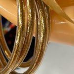 Super Cute Glitter Bangle Bracelets New Gold Photo 2
