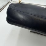 Etienne Aigner  Vintage Navy Leather Crossbody Bag Gold Horsebit Flap Closure Photo 8