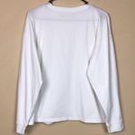 Calvin Klein Performance Women’s Puffy Letters Spell Out White Long Sleeve Shirt Photo 4