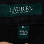 Ralph Lauren Lauren  Womens Straight Leg Denim Jeans Size 16 Black Staple Capsule Photo 2