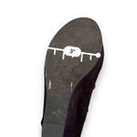 Shi by Journeys Black Lace Up Wedge Faux Suede Booties Sz 5 Photo 13