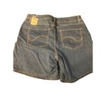 Lee Modern Curvy Fit Denim Jean Shorts No Gap Waistband Lower on Waist Sz 16 NWT Photo 2