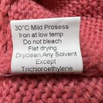 Oneon Pink Hand Knitted Balloon Sleeve Sweater Small‎ New Photo 10