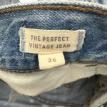 Madewell The Perfect Vintage Jeans Womens 27 Fitzgerald Wash High Rise Rigid 90s Photo 7