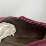 COCLICO Women's Burgundy Suede D'Orsay Pointed Toe Block Heel Shoes Size 36 Purple Photo 5