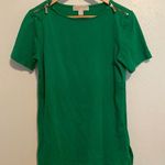 MICHAEL Michael Kors Green Zipper T Photo 0