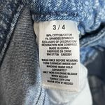 Aeropostale Women’s Light Wash Denim Floral Print Frayed Low Rise Shorts Size3/4 Photo 5