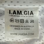 I am gia I.AM.GIA | Small | Halo Pant White Silver Reflective Cargo Parachute Jogger Photo 10