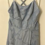 Lulus Slate Blue Maxi Formal Dress Photo 3