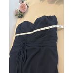 Light In The Box By  Navy Blue Strapless Maxi Dress 1X Bridesmaid Prom Formal Photo 10