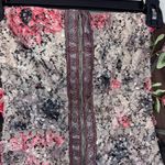 Byron Lars Beauty Mark Sequin Embellished Corset Bustier Top Floral Embroidery Pink Size 8 Photo 3