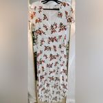 Crystal Doll  Pink Floral Tiered Boho Maxi Dress Sz S Photo 1