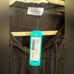 Kaileigh  Charcoal Eyelet Blouse Photo 2