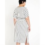 Eloquii New!  cross front Women's Plus Size Wrap Around Dress, 20‎ Photo 1