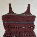 Romeo + Juliet Couture Sleeveless Beaded Chiffon Tank Dress Size Small NEW Photo 3