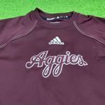Adidas Texas A&M‎  Sweatshirt Womens SM Aggie Script Maroon Pullover EUC Photo 1