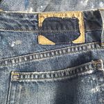 Ralph Lauren  Polo Astor Boyfriend Jeans Size 26 Distressed Paint Splatter Denim‎ Photo 14