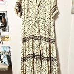 Free People  Rare Feeling Pleated Maxi Dress In Neutral Size Medium Photo 4