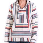 The Original Señor Lopez PALM BEACH OLAS hooded baja pullover, women’s size M Size M Photo 0